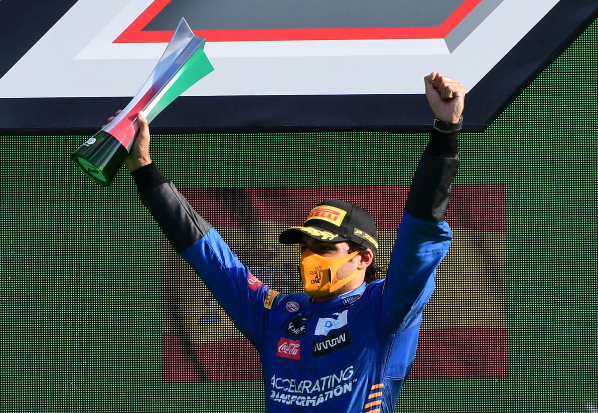 Carlos Sainz Jr grabs P3 at Monza.