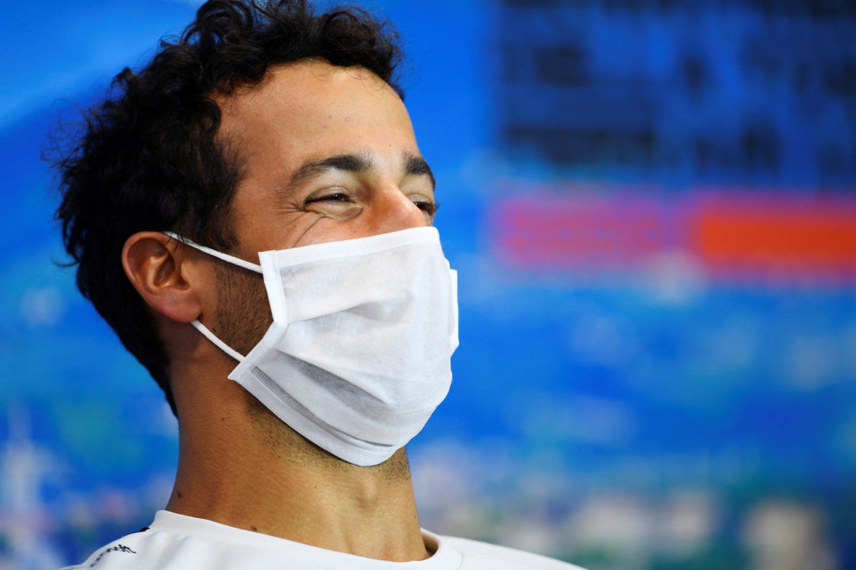 Daniel Ricciardo at the Tuscan Grand Prix
