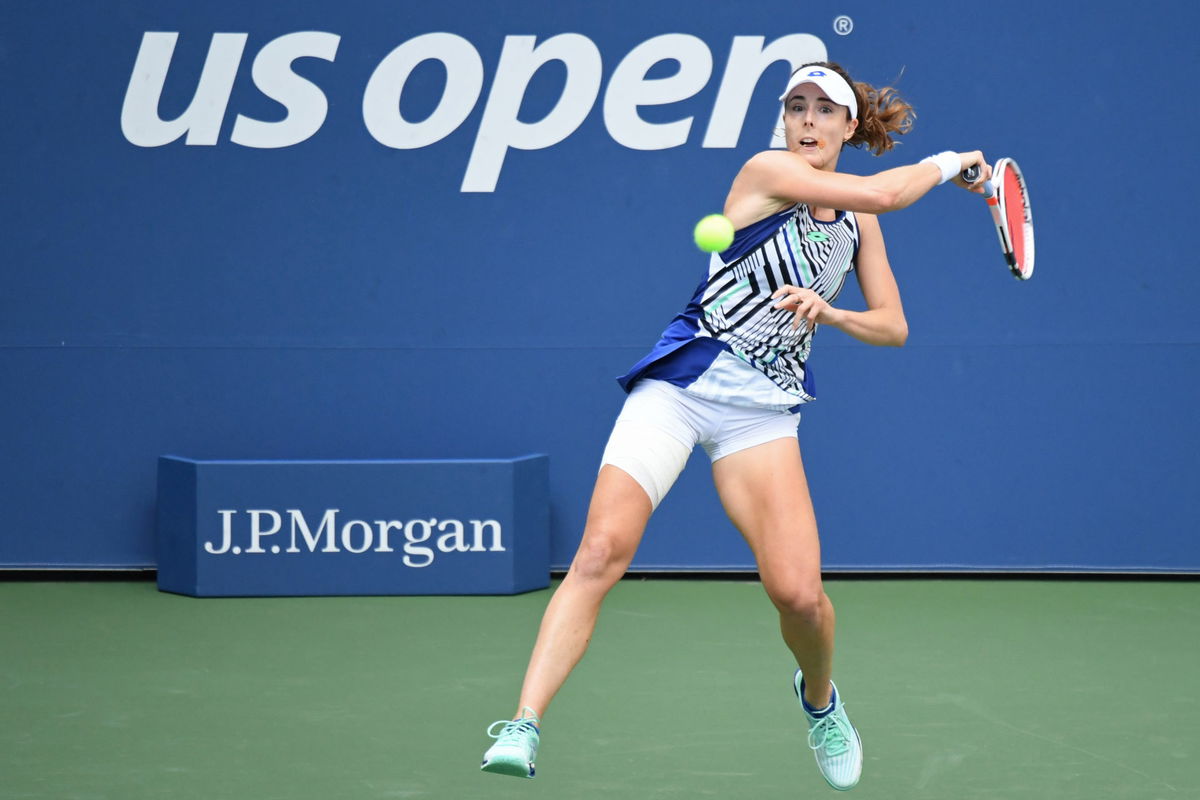 Alize Cornet at US Open