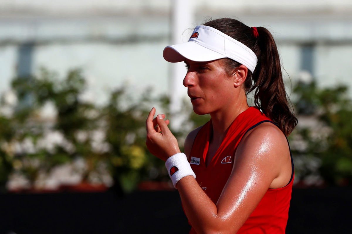 Johanna Konta at the Italian Open 2020