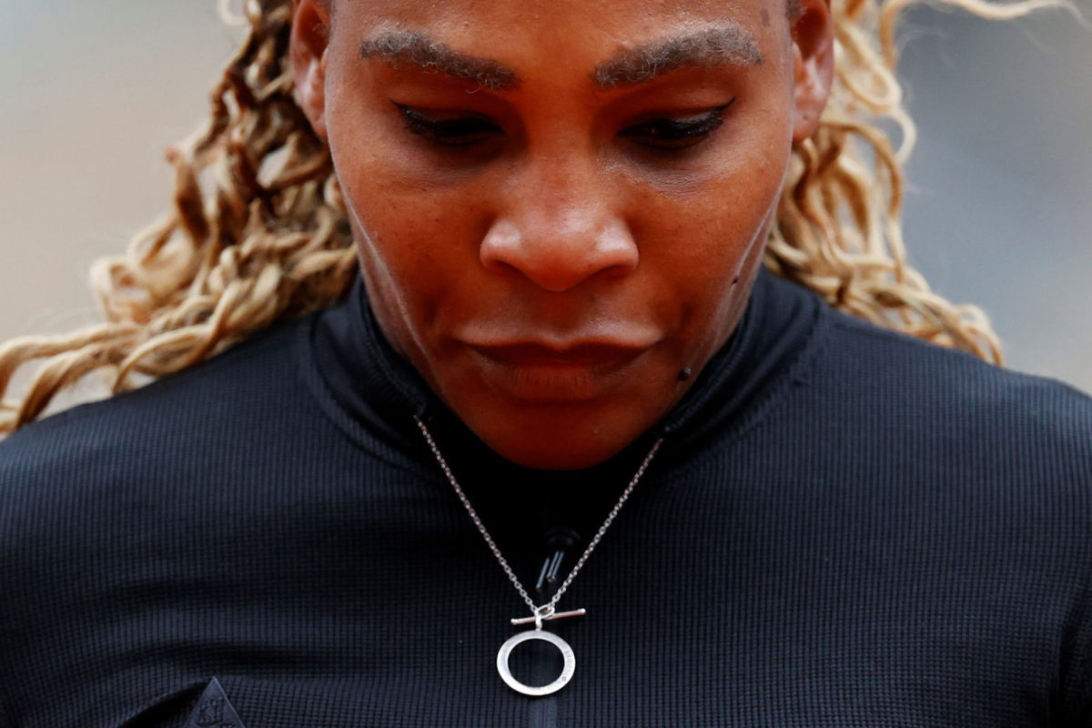 Serena Williams at the French Open 2020