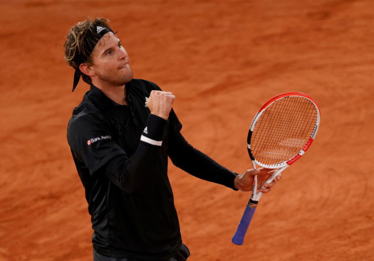Dominic Thiem at French Open 2020