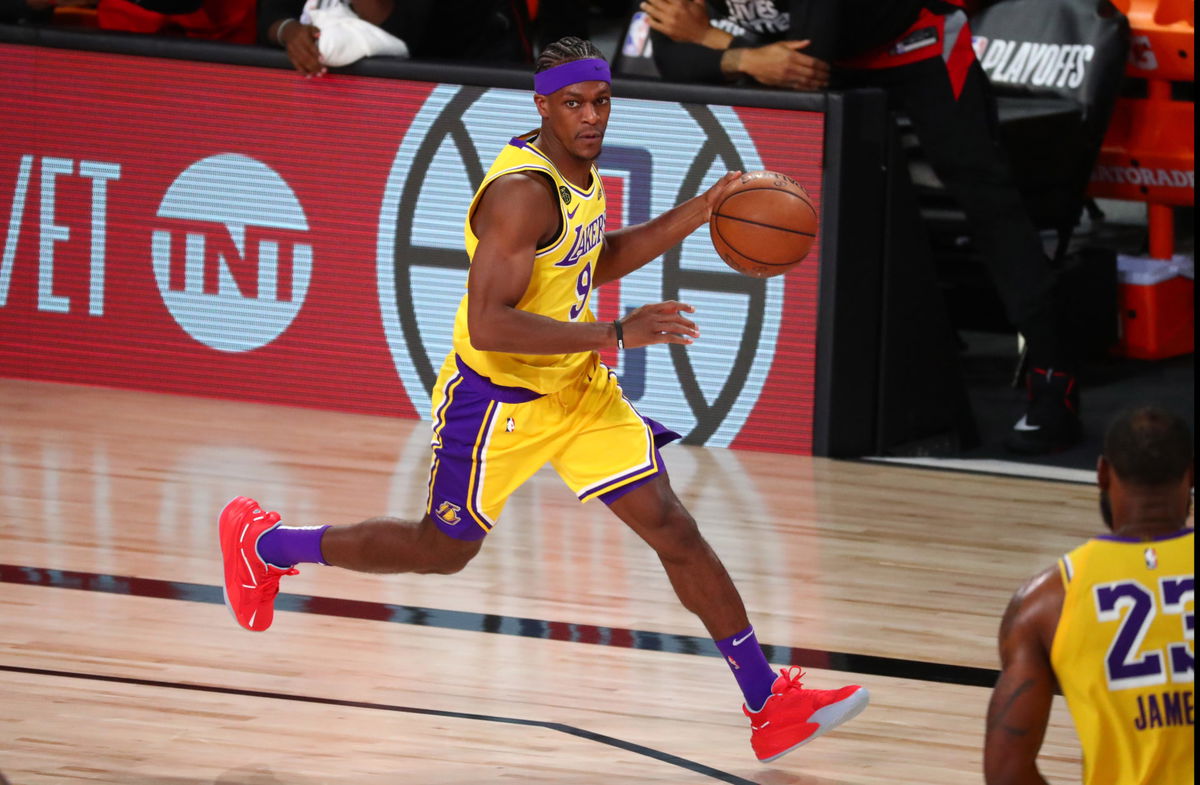 Lakers Teammate Reveals How Rajon Rondo Was Able To Decipher James Harden S Game To Stop Him Essentiallysports