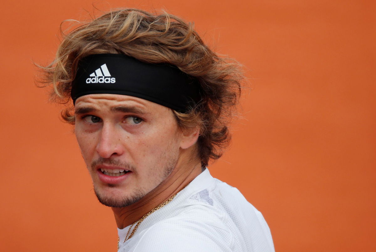 Alexander Zverev at the French Open 2020