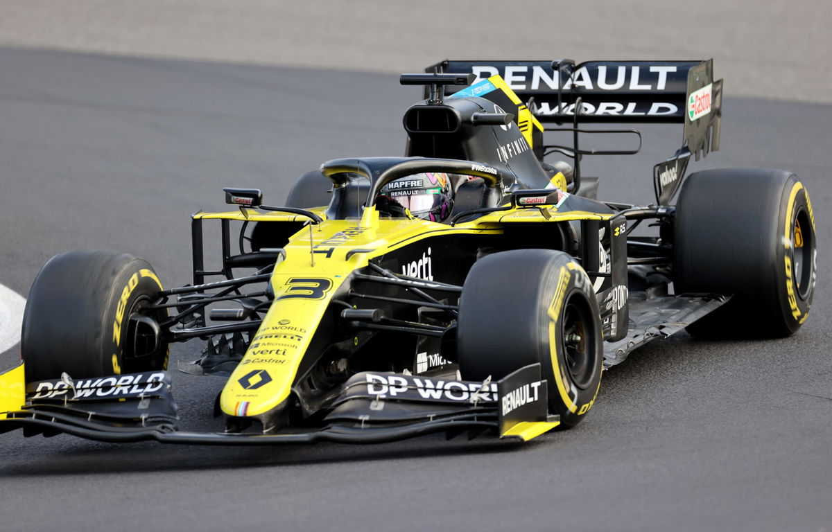 Renault driver Daniel Ricciardo during the Eifel GP race