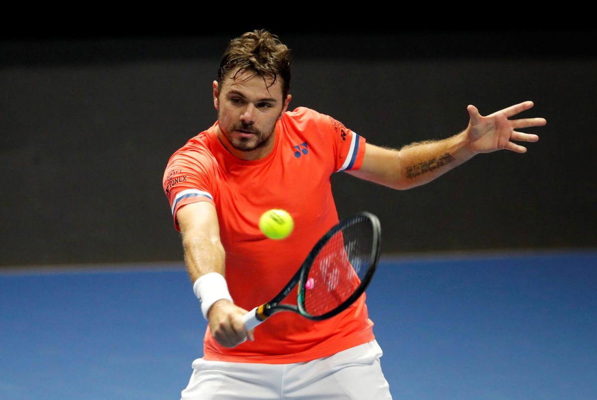 Stan Wawrinka at the ST. Petersburg Open 2020