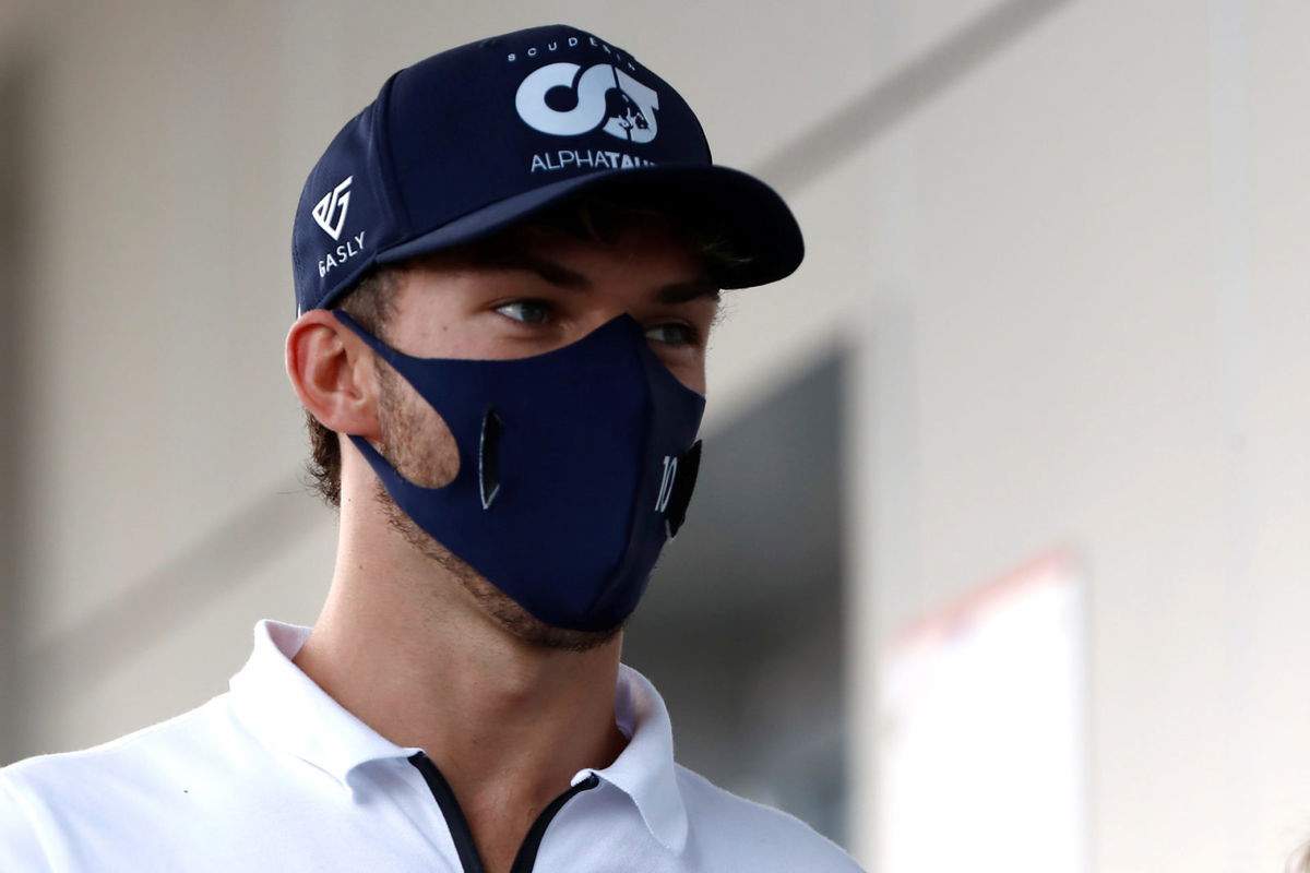 Pierre Gasly at the Sochi Autodrom