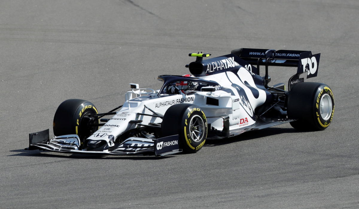 Pierre Gasly during Russian GP practice