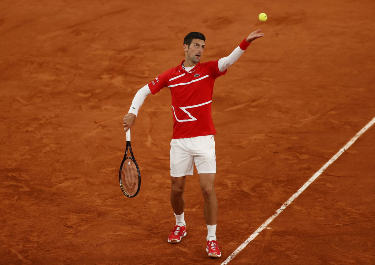 Novak Djokovic at French Open