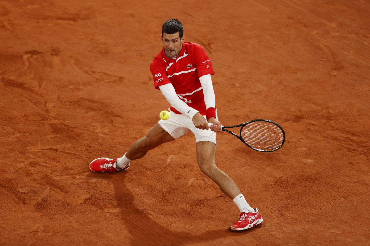 Novak Djokovic at French Open