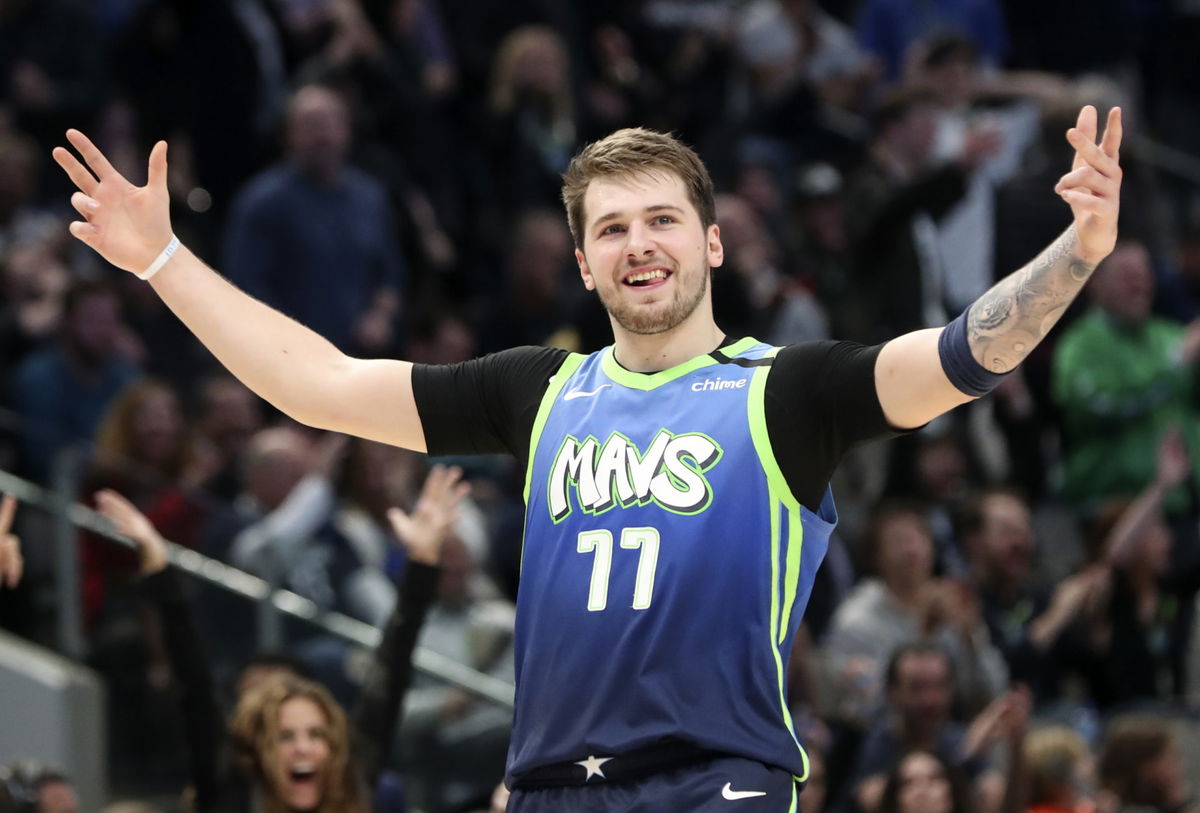 Check spelling or type a new query. Luka Doncic Jersey Wallpaper . Luka Dončić's Remarkable NBA Season Helps Him Dethrone ...