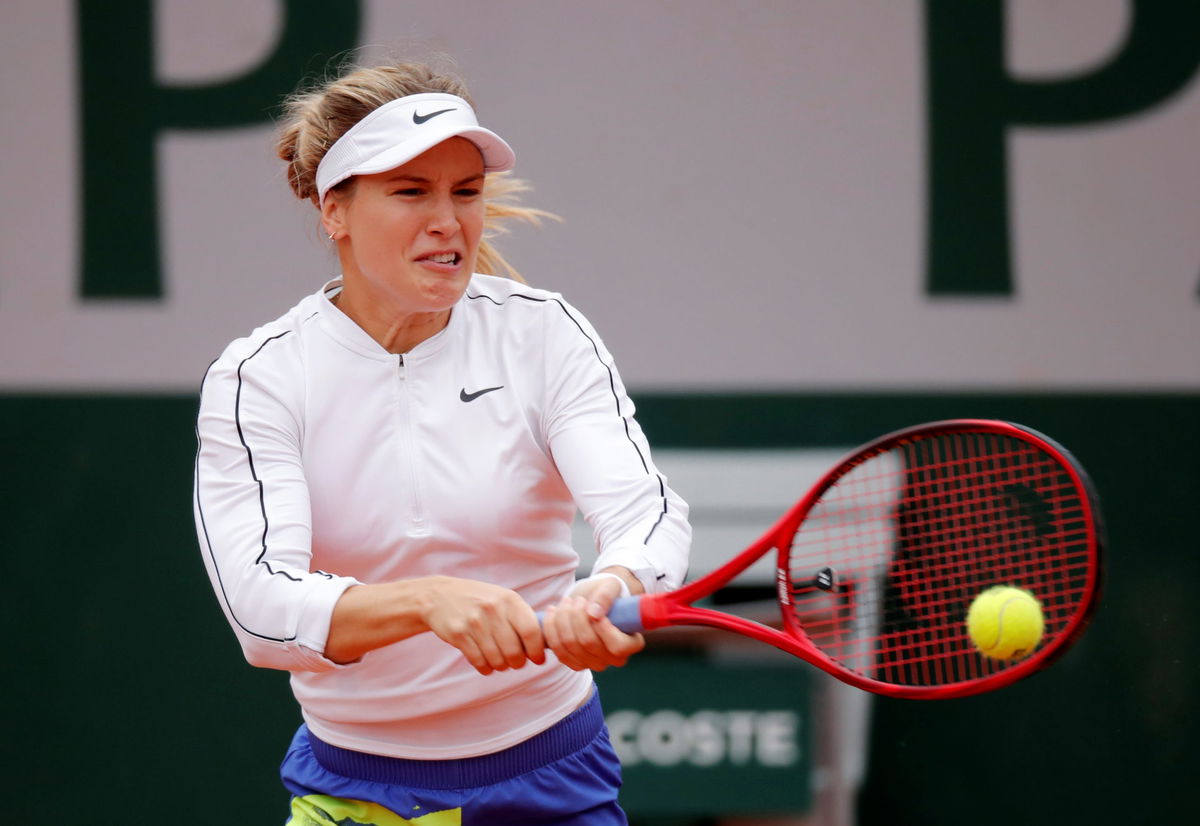 Eugenie Bouchard at the French Open 2020