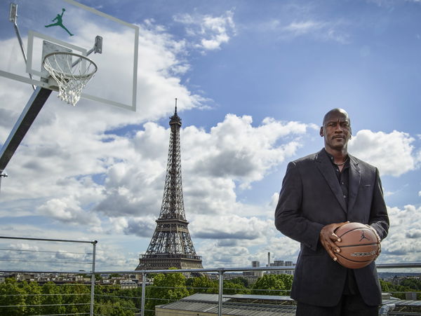 Michael Jordan in Paris to Mark 30 Years of Air Jordan at Palais 23.