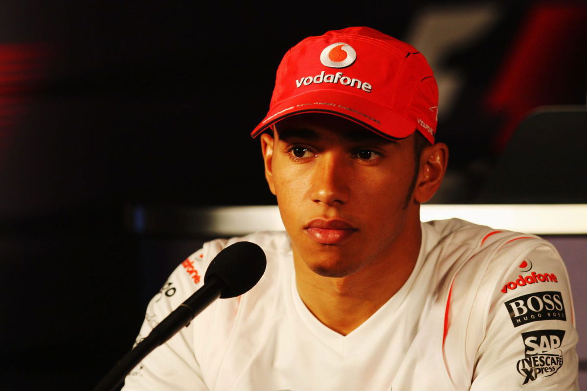Lewis Hamilton in the 2007 Brazil GP press conference