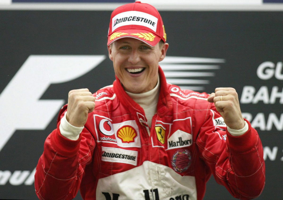 Michael Schumacher in Bahrain in 2004