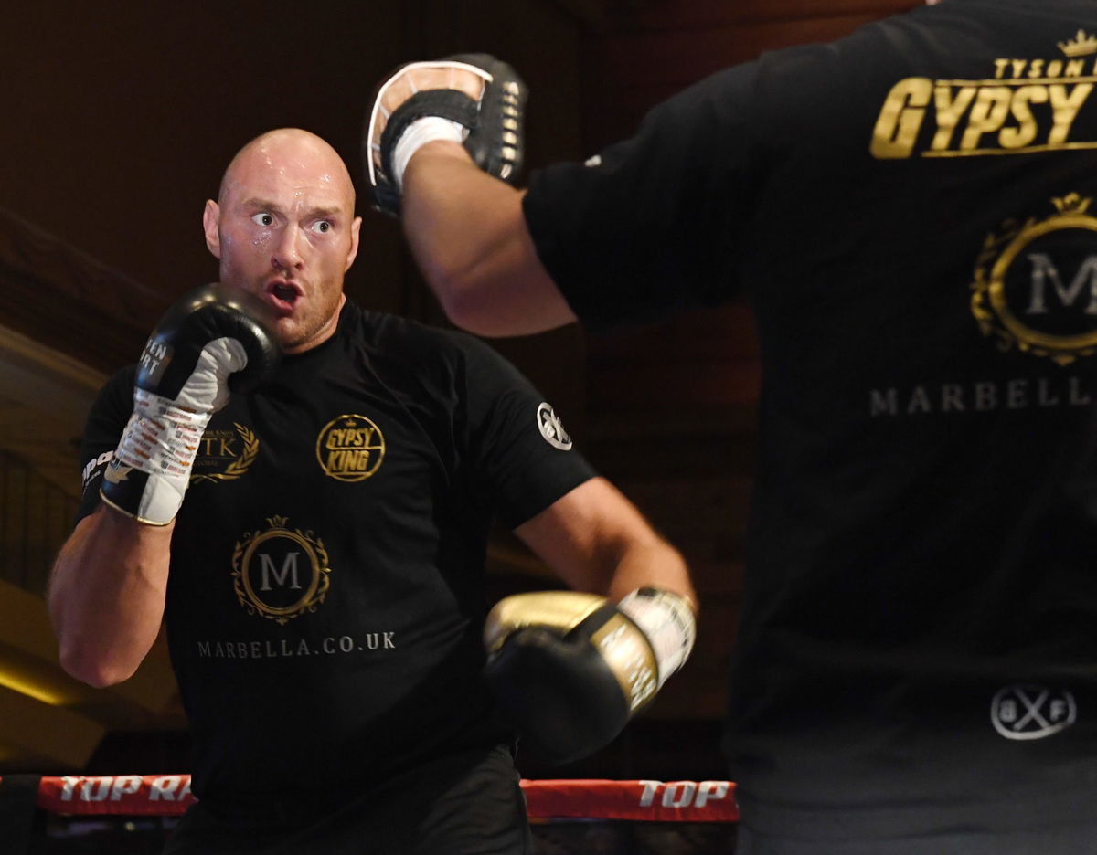 Tyson Fury training