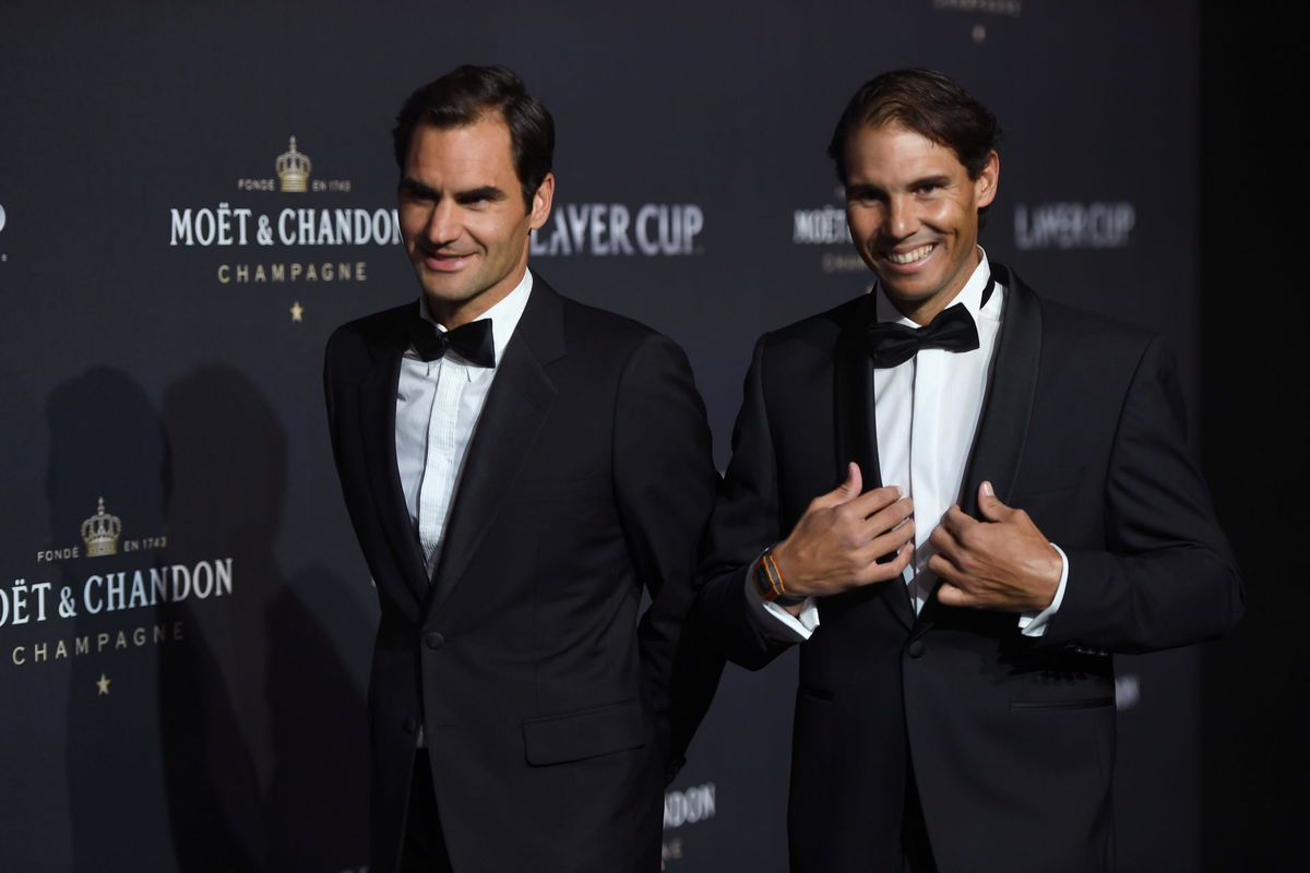 Roger Federer and Rafael Nadal