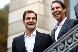 Roger Federer and Rafael Nadal