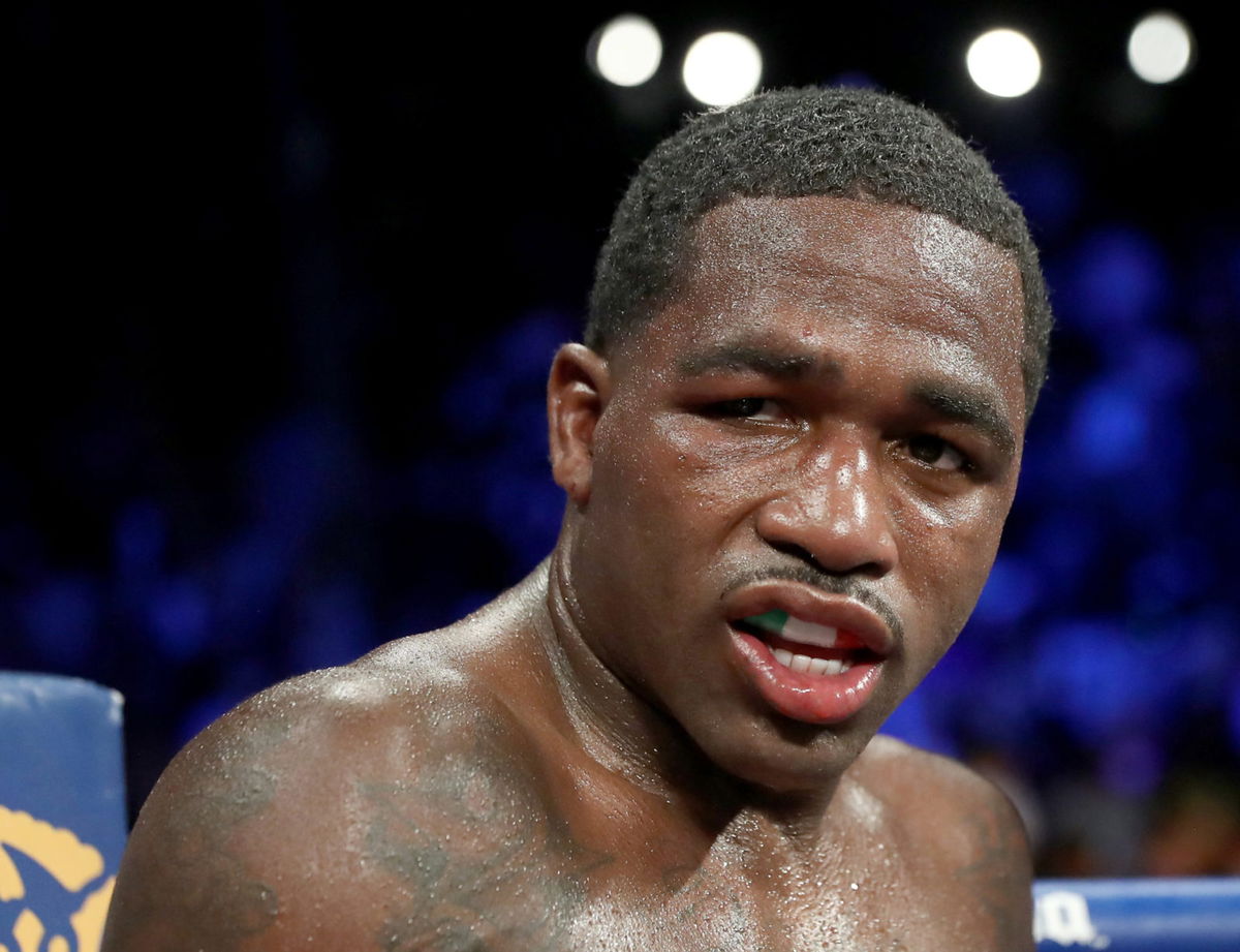 Adrien Broner Teases a Return to the Ring - Blue and Cream Card