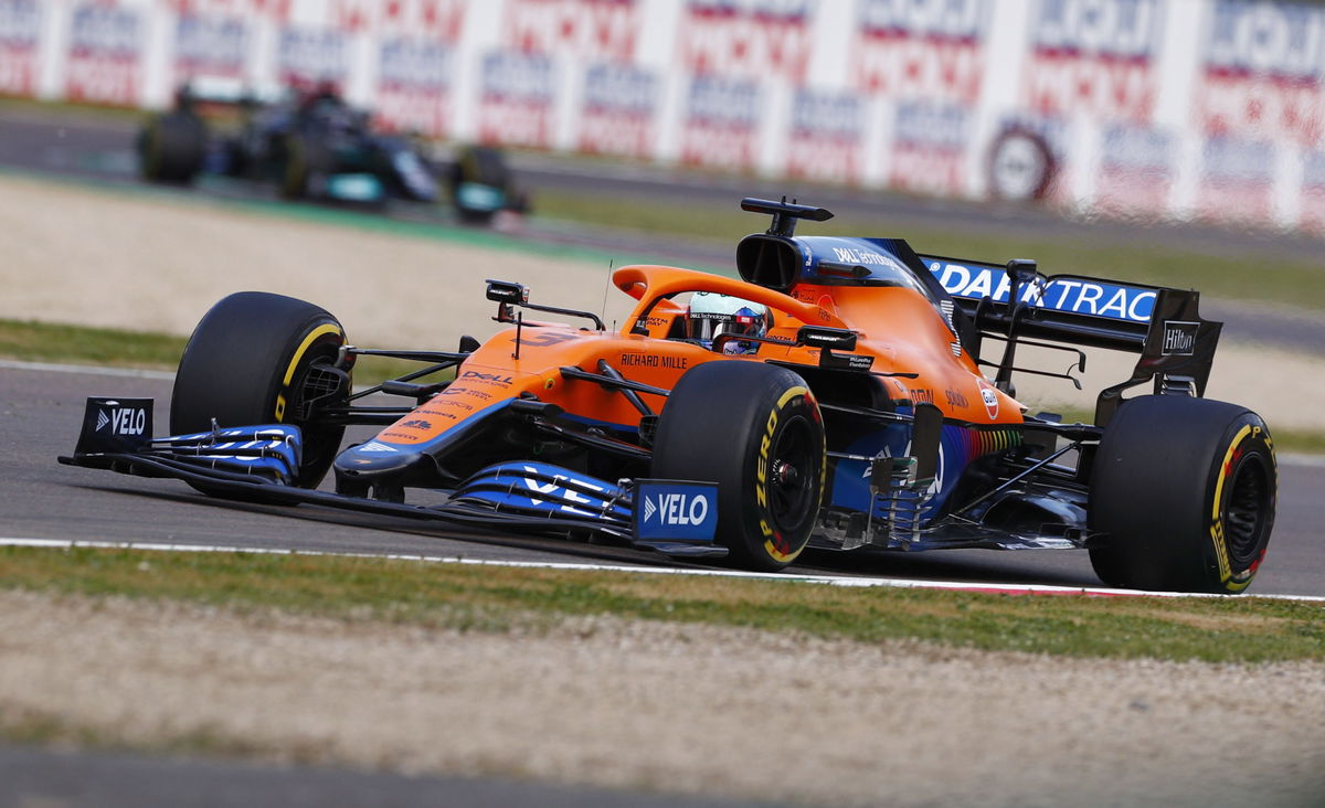 Daniel Ricciardo during the Emilia Romagna GP F1 practice