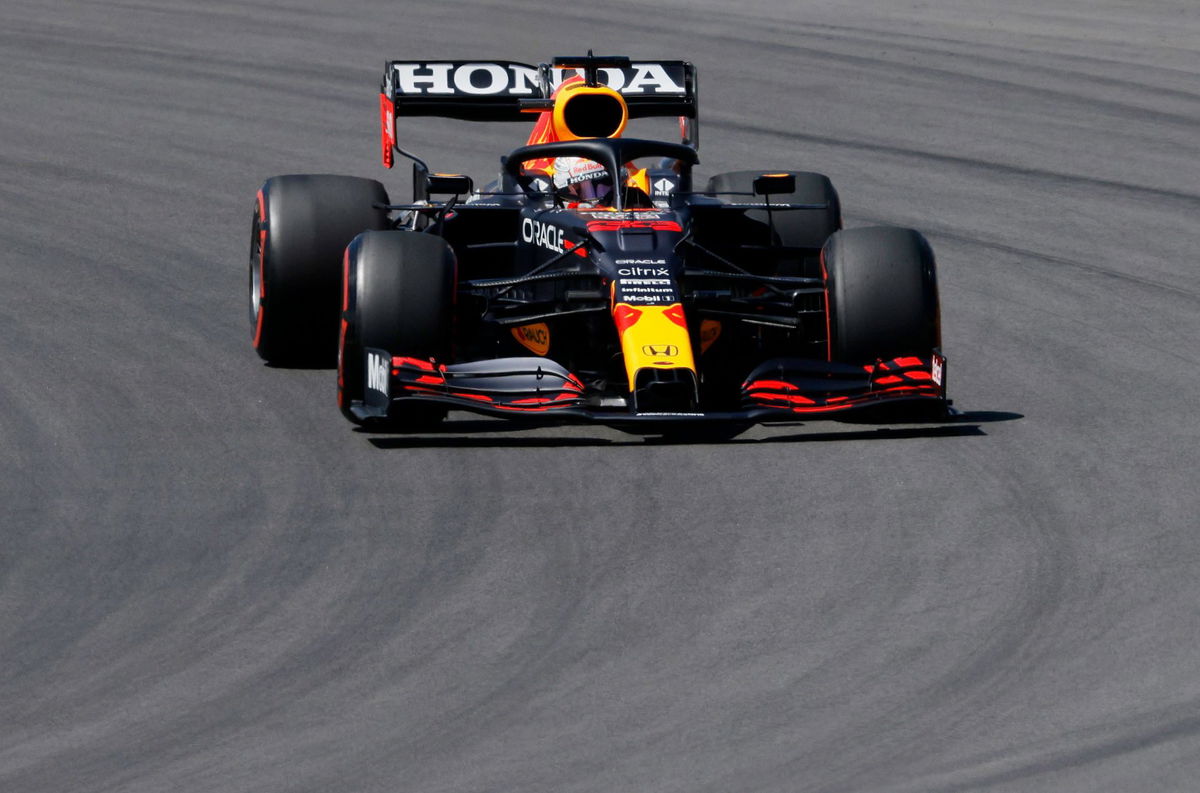 Max Verstappen at the Algarve circuit