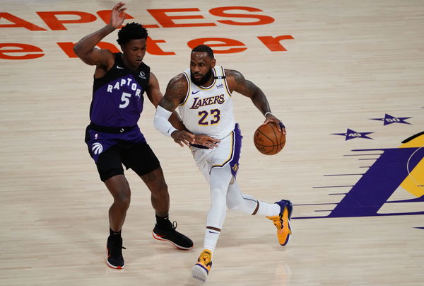 NBA: Toronto Raptors at Los Angeles Lakers