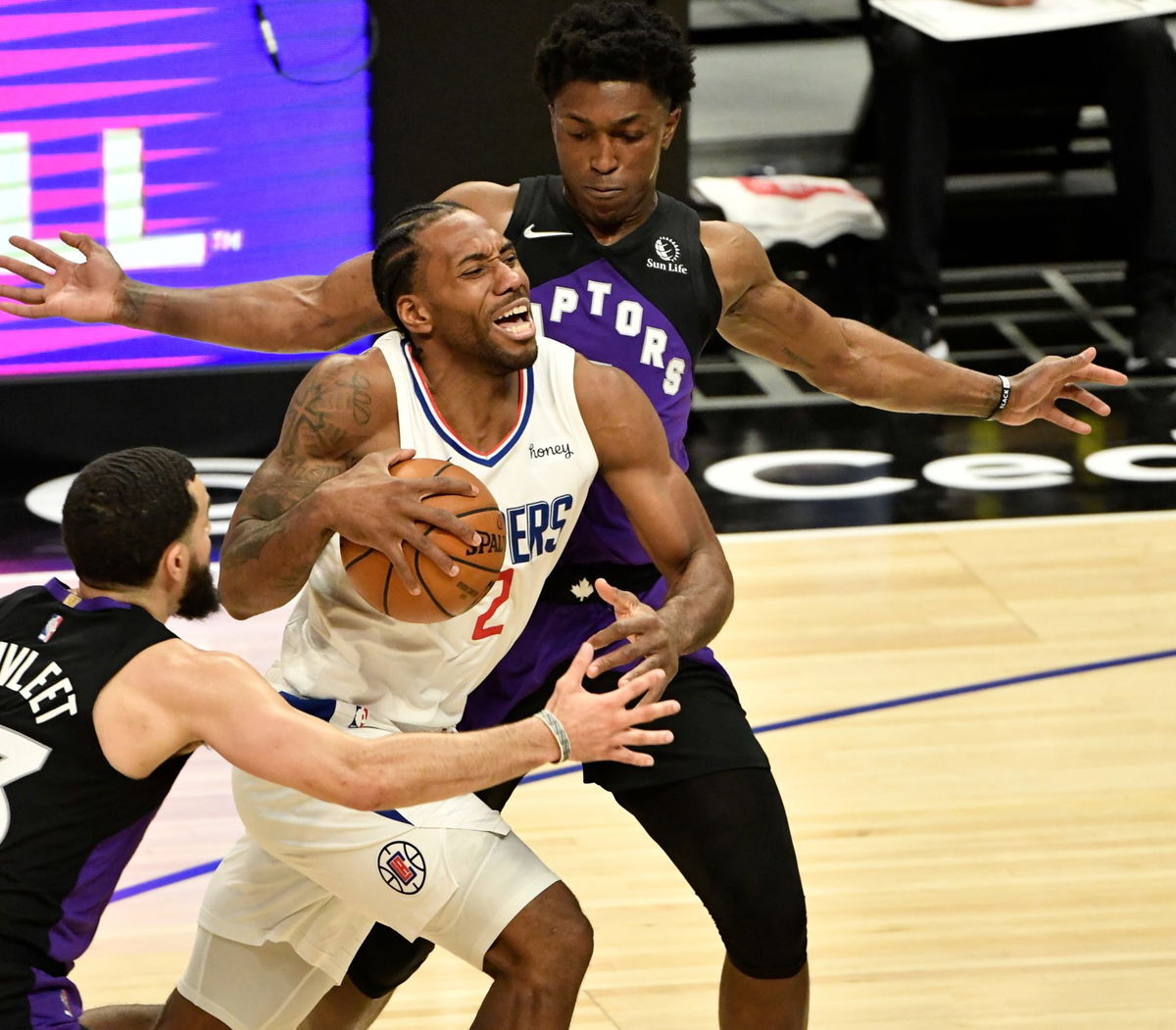 LA Clippers' Kawhi Leonard vs Toronto Raptors