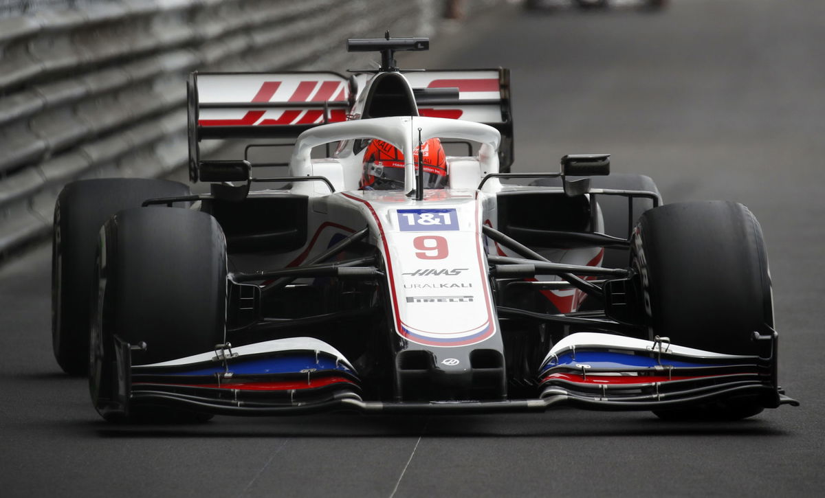 Nikita Mazepin at the Monaco Grand Prix