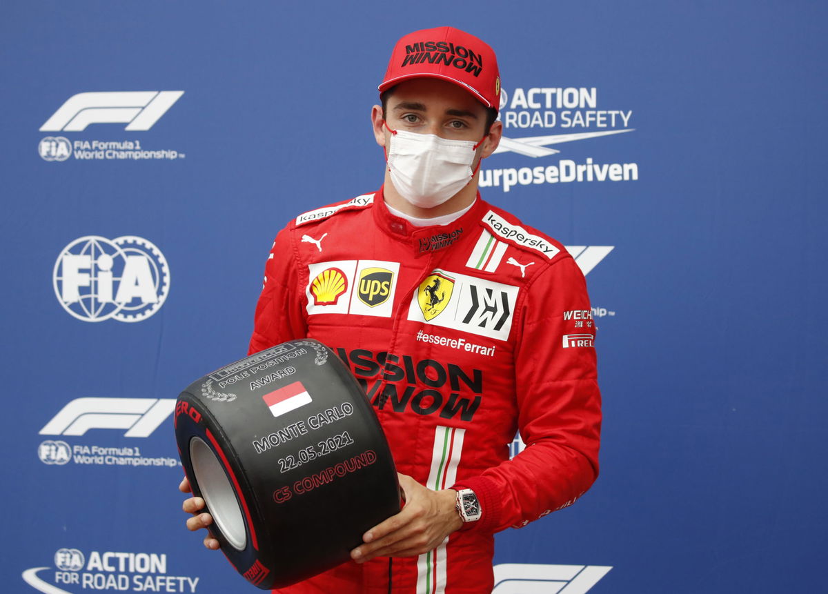 Monaco Grand Prix: Charles Leclerc takes pole