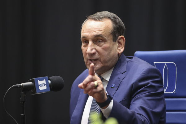 NCAA Basketball: Duke&#8217;s Head Coach Mike Krzyzewski Press Conference