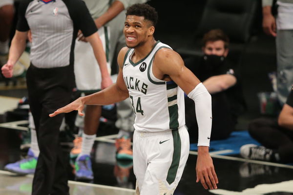 Giannis Antetokounmpo Knee Injury Can The Bucks Defeat Hawks In Game 5 Without The Greek Freak Essentiallysports