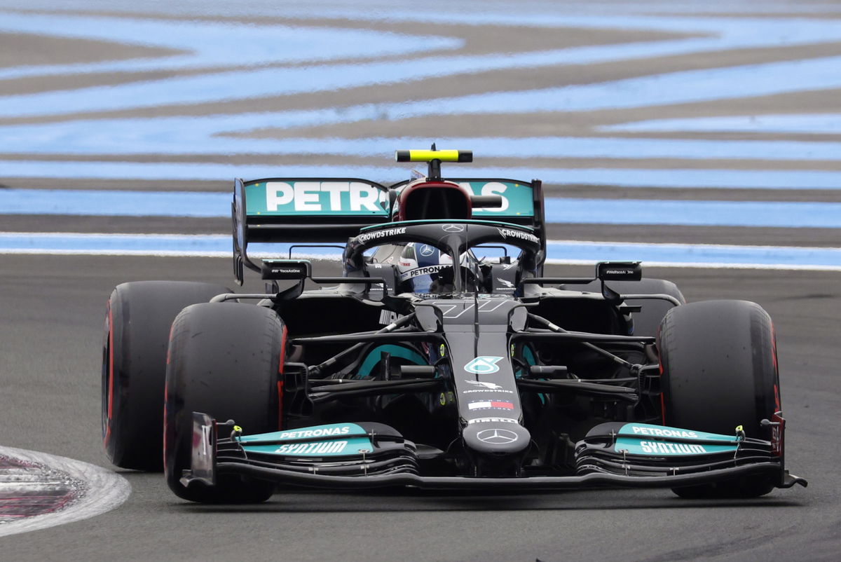 Valtteri Bottas during practice in the French GP