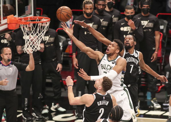 NBA: Playoffs-Milwaukee Bucks at Brooklyn Nets