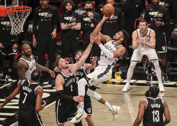 NBA: Playoffs-Milwaukee Bucks at Brooklyn Nets