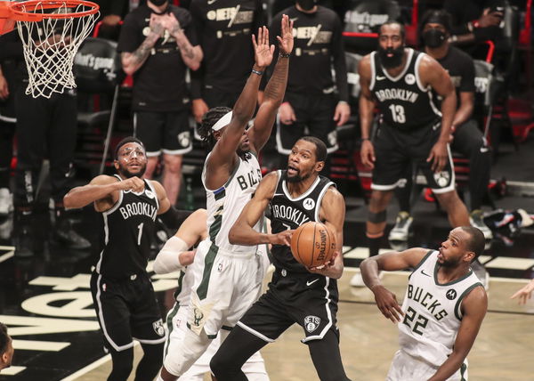 NBA: Playoffs-Milwaukee Bucks at Brooklyn Nets