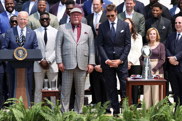 U.S. President Biden welcomes Super Bowl champion Tampa Bay Buccaneers at the White House
