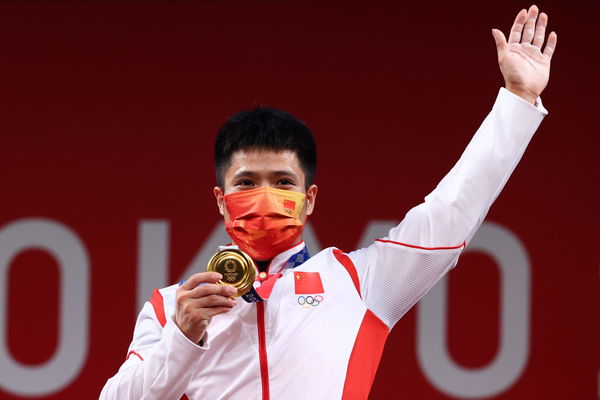 Weightlifting &#8211; Men&#8217;s 61kg &#8211; Medal Ceremony