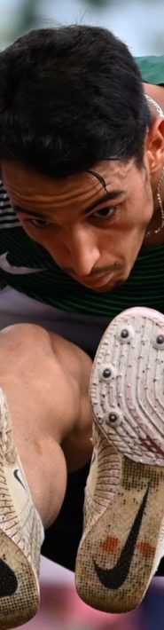 Algerian Triple Jumper Rips His Shorts 