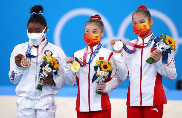 Gymnastics &#8211; Artistic &#8211; Women&#8217;s Beam &#8211; Medal Ceremony