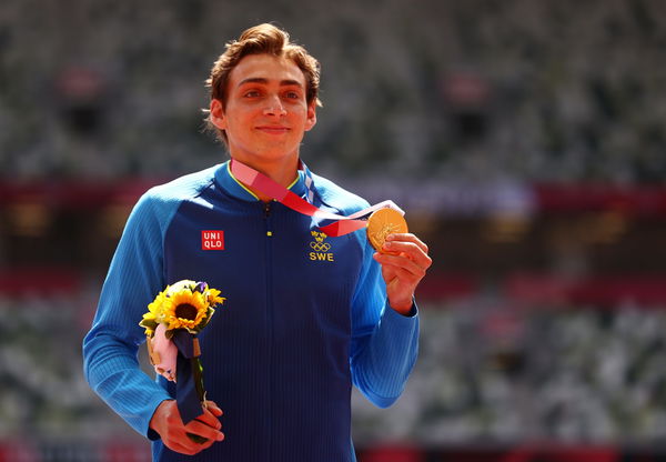 Athletics &#8211; Men&#8217;s Pole Vault &#8211; Medal Ceremony