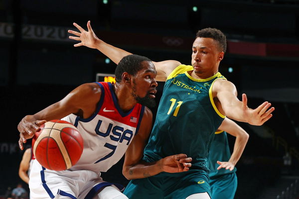 WATCH: Rudy Gobert Bodies Kevin Durant in the Paint During Team USA vs ...