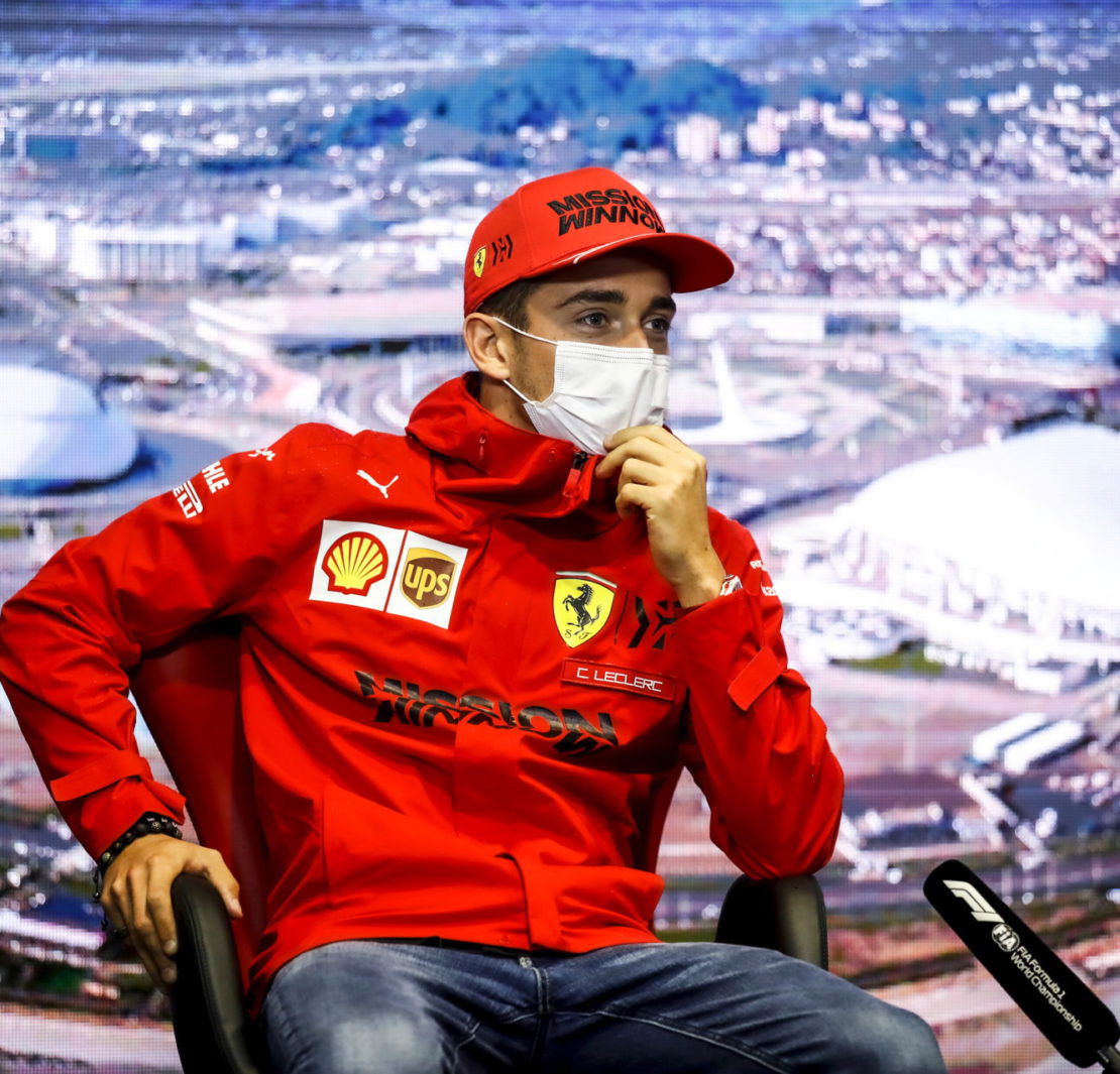 charles leclerc ferrari jacket