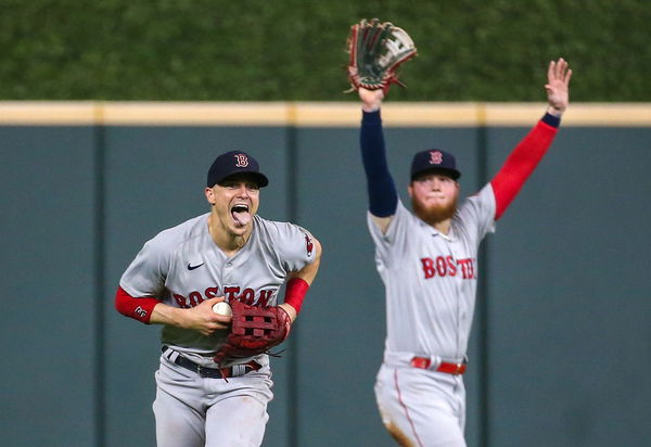 Boston Red Sox's Enrique Hernandez dunks away from a low pitch in the  fourth inning of the team's baseball game against the Cleveland Guardians,  Wednesday, June 7, 2023, in Cleveland. (AP Photo/Sue