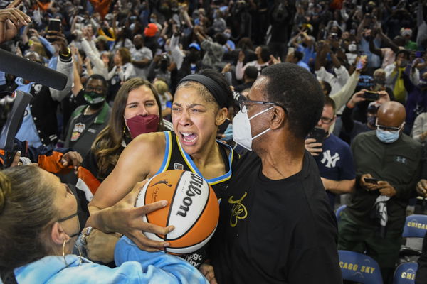 Candace Parker Honors Gianna Bryant Before Aces Game in Los Angeles