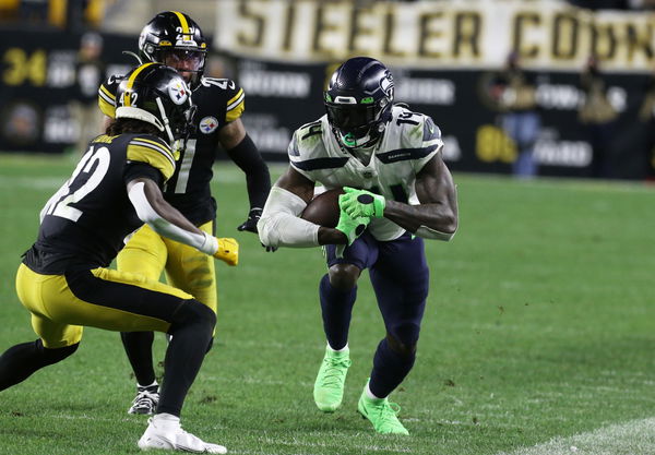 DK Metcalf Writes An Awesome Message On Jersey Swapped With