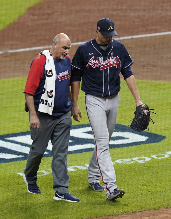 World Series: Charlie Morton strikes out Jose Altuve on a broken leg