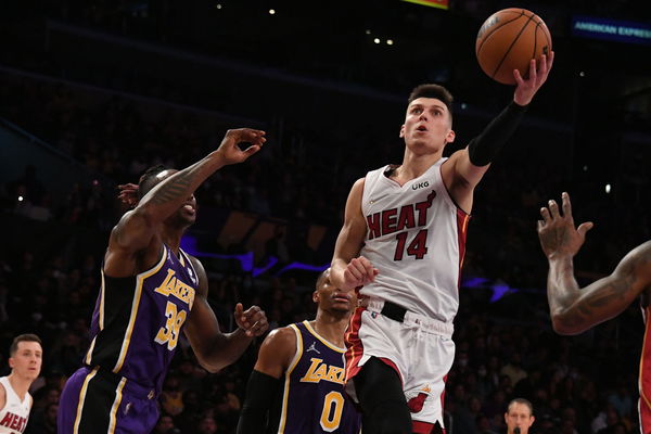 NBA: Miami Heat at Los Angeles Lakers