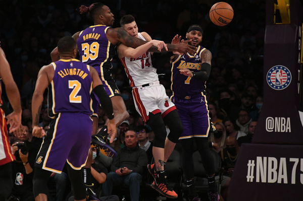 NBA: Miami Heat at Los Angeles Lakers