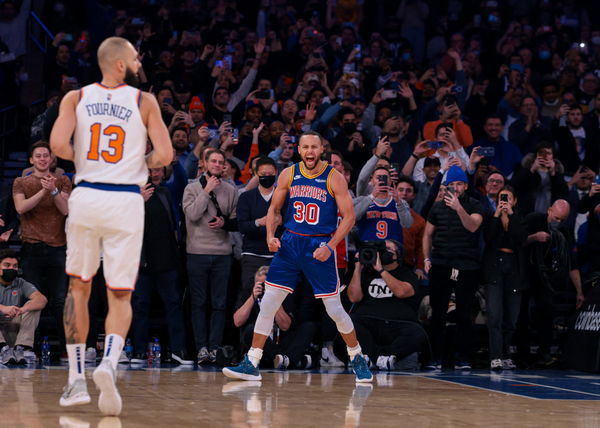 NBA: Golden State Warriors at New York Knicks