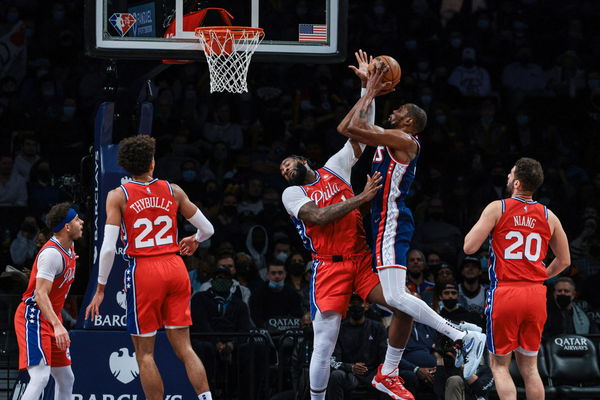 NBA: Philadelphia 76ers at Brooklyn Nets